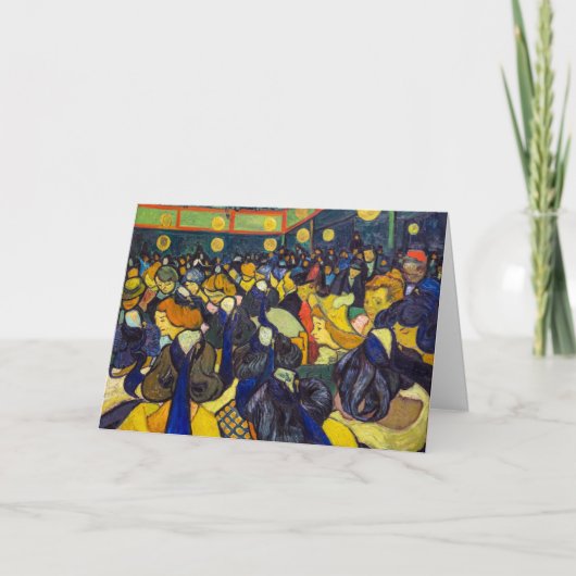 Vincent van Gogh - De ballroom in Arles Kaart (Voorkant)