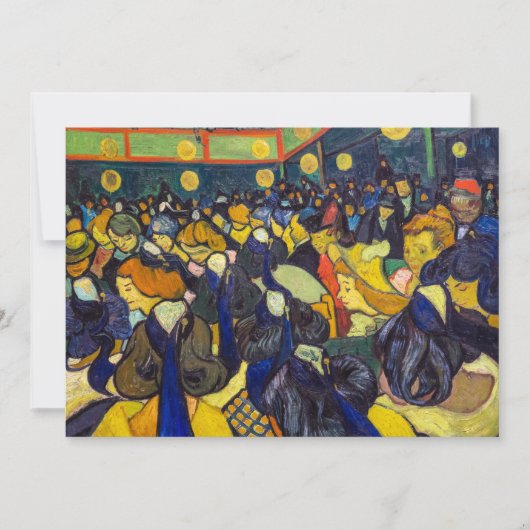 Vincent van Gogh - De ballroom in Arles Kaart (Voorkant)