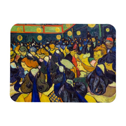 Vincent van Gogh - De ballroom in Arles Magneet (Horizontaal)