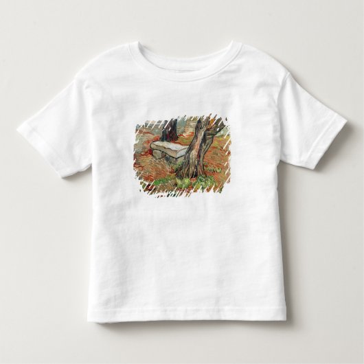 Vincent van Gogh | De Bench te Saint-Remy Kinder Shirts (Voorkant)