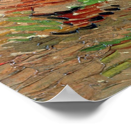 Vincent van Gogh | De Bench te Saint-Remy Poster (Hoek)