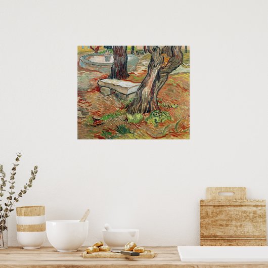 Vincent van Gogh | De Bench te Saint-Remy Poster (Keuken)