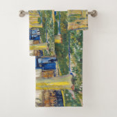 Vincent van Gogh - De blauwe trein Bad Handdoek (Insitu)