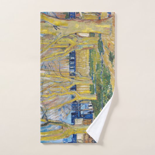 Vincent van Gogh - De blauwe trein Bad Handdoek (Handdoek)