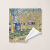 Vincent van Gogh - De blauwe trein Bad Handdoek (Wasdoekje)