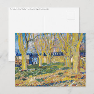 Vincent van Gogh - De blauwe trein Briefkaart