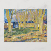 Vincent van Gogh - De blauwe trein Briefkaart (Voorkant)