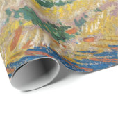 Vincent van Gogh - De blauwe trein Cadeaupapier (Rol Hoek)