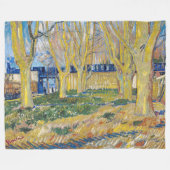 Vincent van Gogh - De blauwe trein Fleece Deken (Voorkant (Horizontaal))