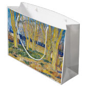 Vincent van Gogh - De Blauwe Trein Groot Cadeauzakje (Achterkant Gekanteld)