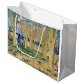 Vincent van Gogh - De Blauwe Trein Groot Cadeauzakje (Voorkant Gekanteld)