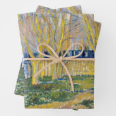 Vincent van Gogh - De blauwe trein Inpakpapier Vel (In situ)