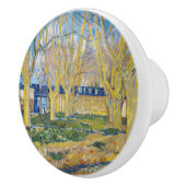 Vincent van Gogh - De blauwe trein Keramische Knop (Rechts)