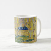 Vincent van Gogh - De blauwe trein Koffiemok (Voorkant rechts)