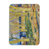 Vincent van Gogh - De Blauwe Trein Magneet (Verticaal)