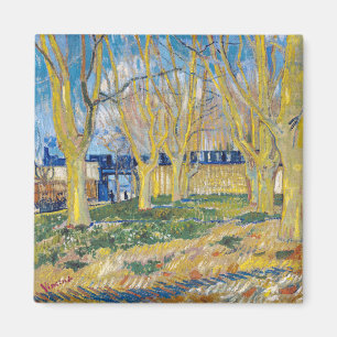 Vincent van Gogh - De blauwe trein Magneet