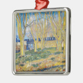 Vincent van Gogh - De blauwe trein Metalen Ornament (Links)
