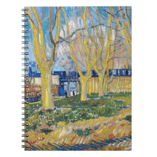 Vincent van Gogh - De blauwe trein Notitieboek (Voorkant)