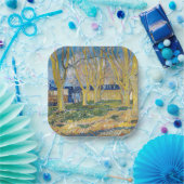 Vincent van Gogh - De blauwe trein Papieren Bordje (Feest)