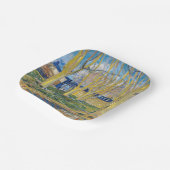 Vincent van Gogh - De blauwe trein Papieren Bordje (Gebogen)