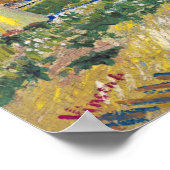 Vincent van Gogh - De blauwe trein Poster (Hoek)