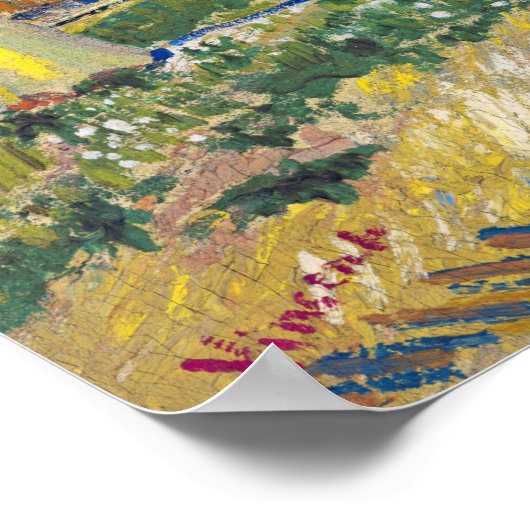 Vincent van Gogh - De blauwe trein Poster (Hoek)