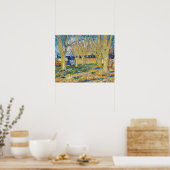 Vincent van Gogh - De Blauwe Trein Poster (Keuken)