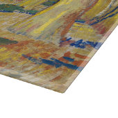 Vincent van Gogh - De blauwe trein Snijplank (Hoek)