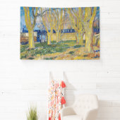 Vincent van Gogh - De blauwe trein Spandoek (Insitu)