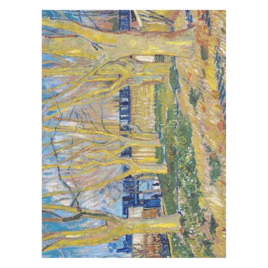 Vincent van Gogh - De blauwe trein Tafelkleed (Voorkant)