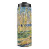 Vincent van Gogh - De blauwe trein Thermosbeker (Voorkant)