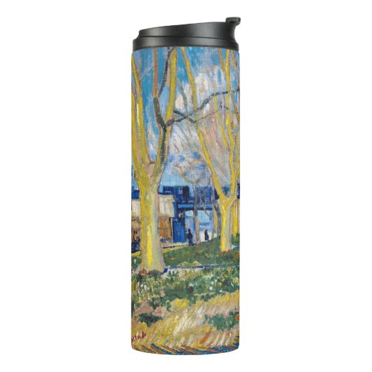 Vincent van Gogh - De blauwe trein Thermosbeker (Gedraaid links)