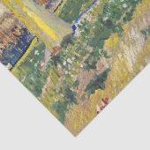 Vincent van Gogh - De blauwe trein Tissuepapier (Detail)