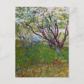 Vincent van Gogh - De Bloeiende Boomgaard Briefkaart (Voorkant)
