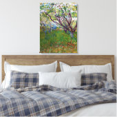Vincent van Gogh - De Bloeiende Boomgaard Canvas Afdruk (Insitu (Slaapkamer))