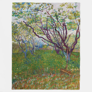 Vincent van Gogh - De Bloeiende Boomgaard Fleece Deken