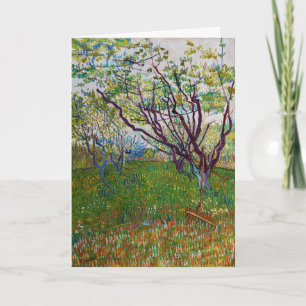 Vincent van Gogh - De Bloeiende Boomgaard Kaart