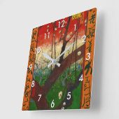 Vincent van Gogh - De bloeiende krottenboom Vierkante Klok (Hoek)