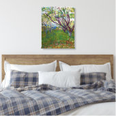 Vincent van Gogh - De bloeiende Orchard Canvas Afdruk (Insitu (Slaapkamer))