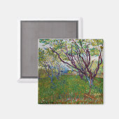 Vincent van Gogh - De bloeiende Orchard Magneet (Voorkant / Achterkant)