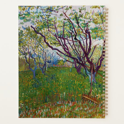 Vincent van Gogh - De bloeiende Orchard Planner (Achterkant)