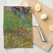 Vincent van Gogh - De bloeiende Orchard Theedoek (Quarter Fold)