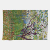 Vincent van Gogh - De bloeiende Orchard Theedoek (Horizontaal)