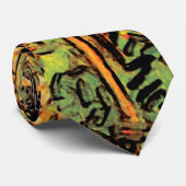 Vincent Van Gogh - De boomgaard - Kunstprint Stropdas (Opgerold)