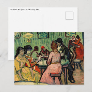 Vincent van Gogh - De Brothel Briefkaart