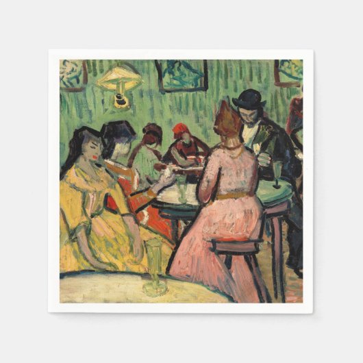Vincent van Gogh - De Brothel Servet (Voorkant)