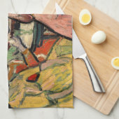 Vincent van Gogh - De Brothel Theedoek (Quarter Fold)