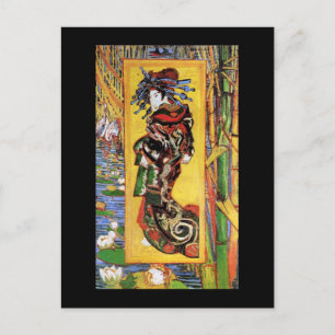 Vincent Van Gogh - De Courtisane - Japanse Geisha Briefkaart