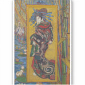 Vincent van Gogh - De courtisane Sticker (Voorkant)