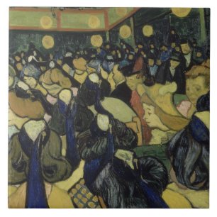 Vincent van Gogh - De dans in Arles Tegeltje